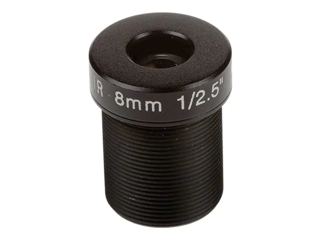 AXIS - CCTV-Objektiv - feste Brennweite - feste Irisblende - 9.1 mm (1/2.8") - M12-Anschluss - 8 mm - f/1.6 (Packung mit 10) - für AXIS P3904-R M12, P3905-R, P3905-R M12, P3915-R M12