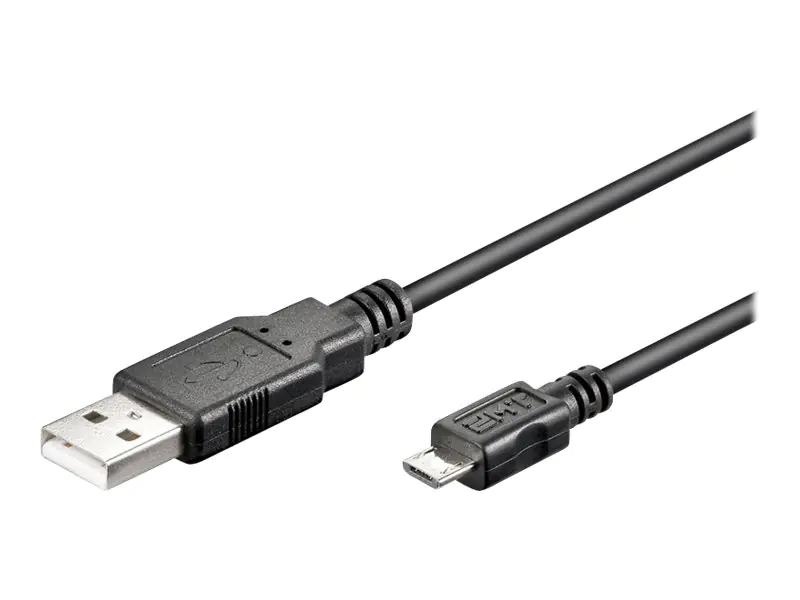 goobay - USB-Kabel - Micro-USB Typ B (M) zu USB (M) - USB 2.0 - 1.8 m - Schwarz