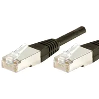 Dexlan - Netzwerkkabel - RJ-45 (M) zu RJ-45 (M) - 20 m - Foiled Unshielded Twisted Pair (F/UTP) - CAT 6a - verseilt - Schwarz