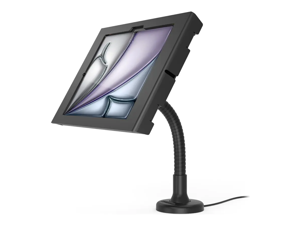 Compulocks iPad Air M2 & M3 11", Apex Enclosure Flex Arm Mount - Black - Befestigungskit (Flexibler Arm, Gehäuse) 159B11APXB