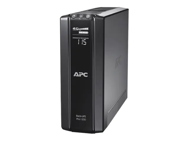 APC Back-UPS Pro 1200 - USV - Wechselstrom 230 V - 720 Watt - 1200 VA - USB - Ausgangsanschlüsse: 10 - Schwarz