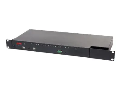 APC KVM1116R - KVM-Switch - 1 lokaler Benutzer - 1 IP-Benutzer - an Rack montierbar - für P/N: SMTL1000RMI2UC, SMX1000C, SMX1500RM2UC, SMX1500RM2UCNC, SMX750C, SMX750CNC
