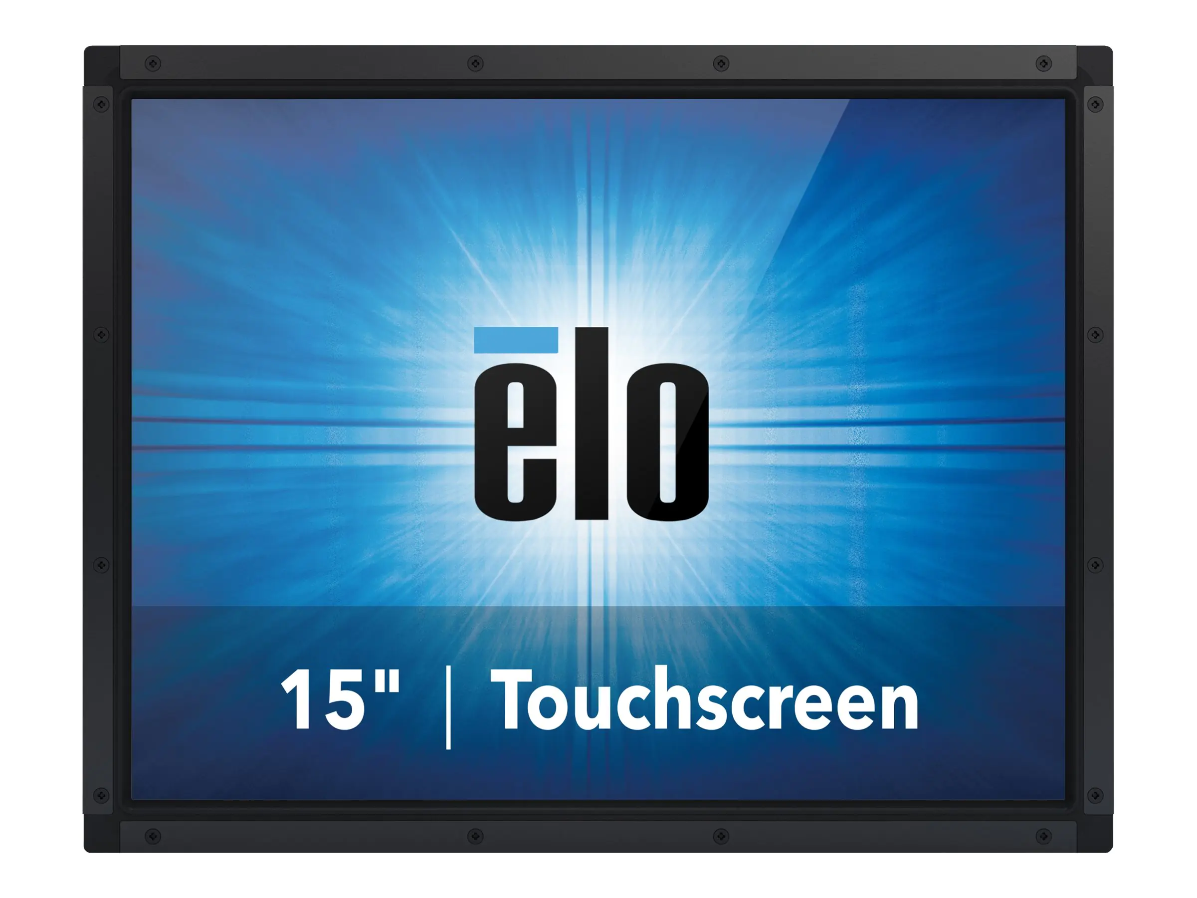Elo 1590L - Rev B - LED-Monitor - 38.1 cm (15") - offener Rahmen - Touchscreen - 1024 x 768 @ 75 Hz - 250 cd/m² - 700:1 - 16 ms - HDMI, VGA, DisplayPort - Schwarz