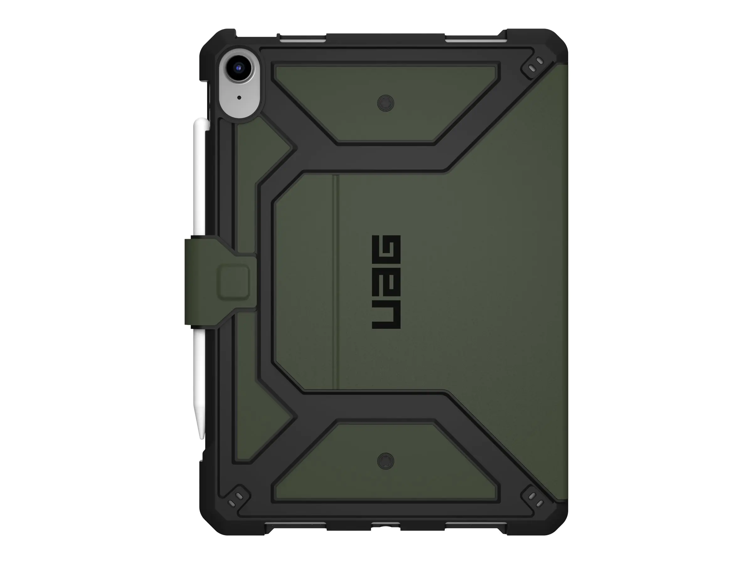 UAG Metropolis SE Series - Flip-Hülle für Tablet - widerstandsfähig - Polyurethan - Oliv - 10.9" - für Apple 10.9-inch iPad (10. Generation)