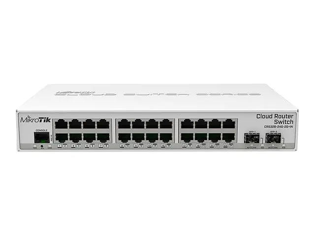 MikroTik Cloud Router Switch CRS326-24G-2S+IN - Switch - managed - 24 x 10/100/1000 + 2 x SFP+ - Desktop