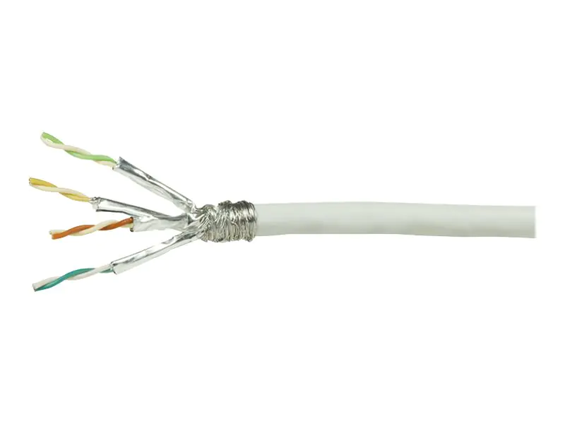 LogiLink Home - Bulkkabel - 50 m - SFTP, PiMF - CAT 7 - IEEE 802.3 - halogenfrei - weiß
