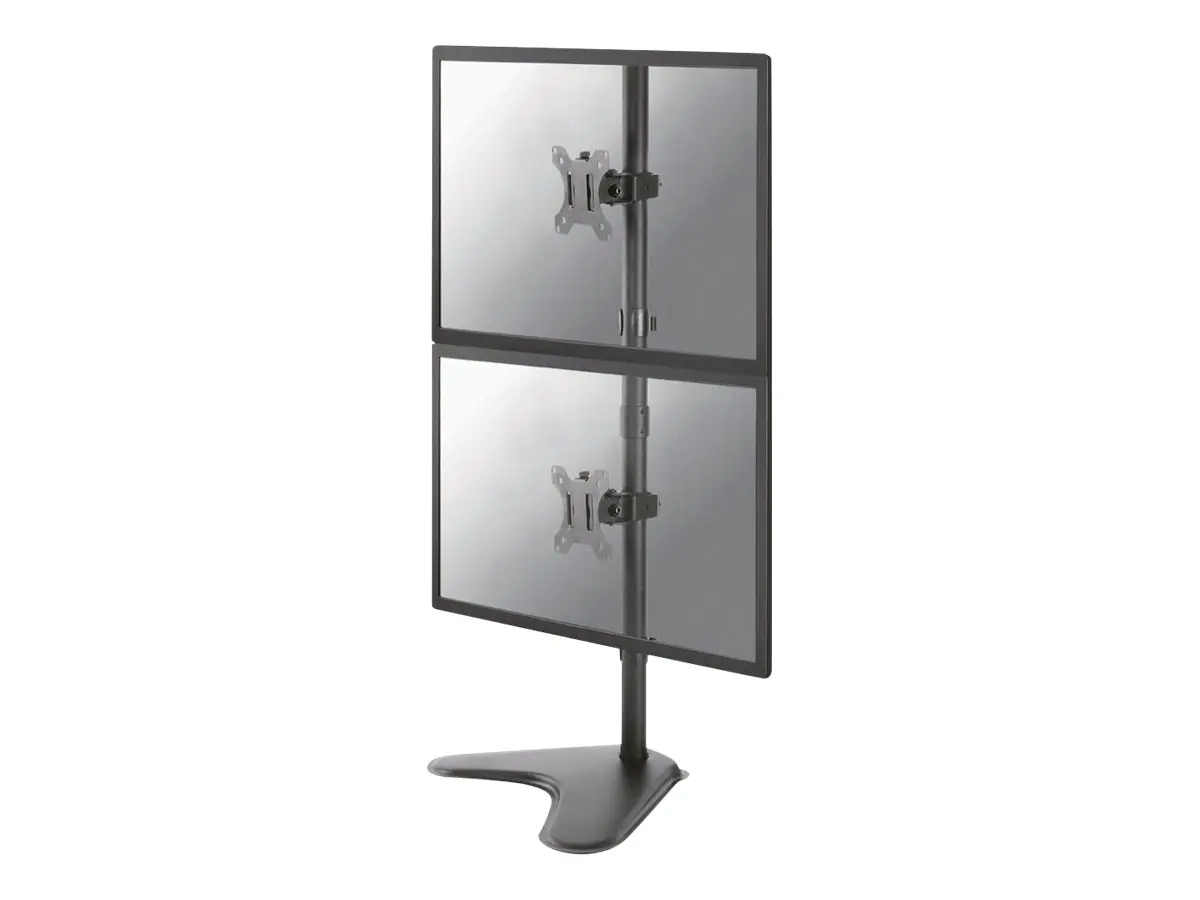 Neomounts FPMA-D550DDV - Aufstellung - für 2 LCD-Displays - Schwarz - Bildschirmgröße: 25.4-81.3 cm (10"-32") - Schreibtisch-Ständer, Tischmontage