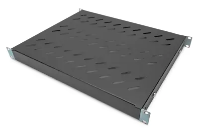 DIGITUS Fachboden mit variablen Befestigungsschienen zum Festeinbau in 483 mm (19")-Schränke DN-97645