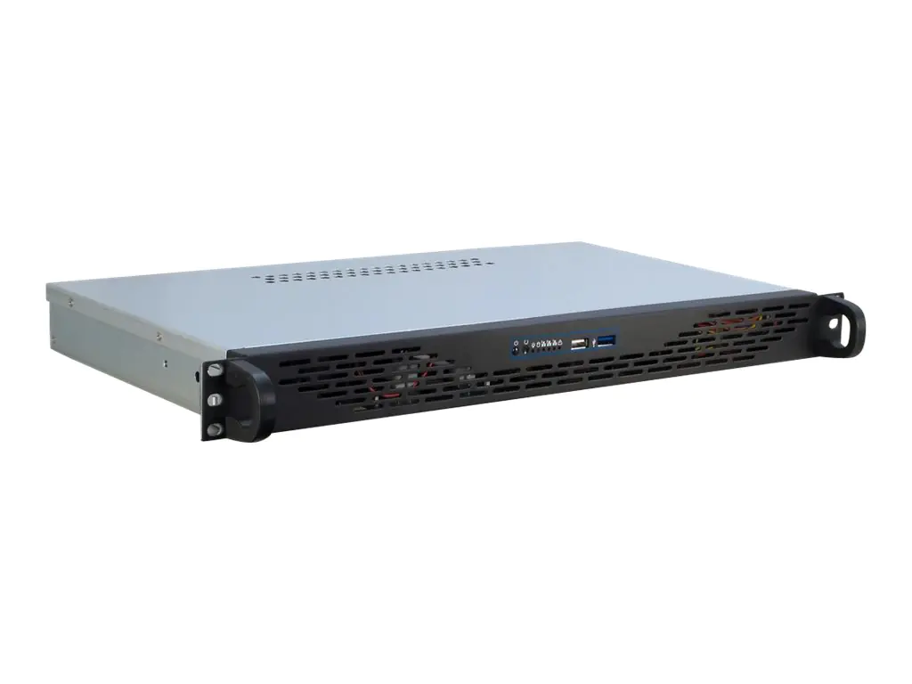 Inter-Tech IPC 1U-K-125L - Rack-Montage - 1U - Mini-ITX - keine Spannungsversorgung - USB