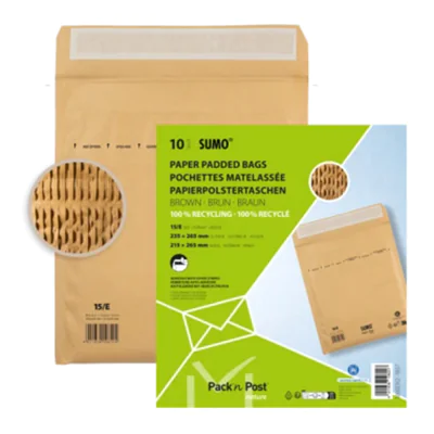 Mayer-Kuvert-network Polstertaschen für DIN B5+ braun SU1515P010