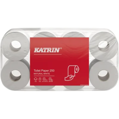 Katrin Toilettenpapier Basic 169505 250Blatt 2lagig weiß 8 Rl./Pack.