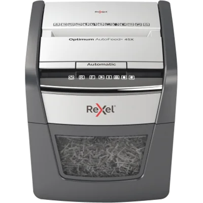 Rexel AutoFeed 45X, Kreuzschreddern, 4 x 28 mm, 20 l, 150 Blätter, 55 dB, Touchsteuerung 2020045XEU