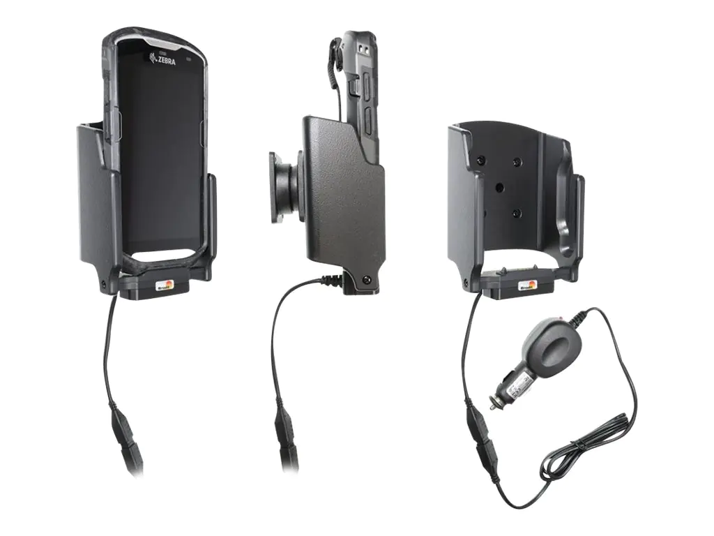 Brodit - Kfz-Ladeschale + Kfz-Netzteil - für Zebra TC51, TC52, TC56, TC57