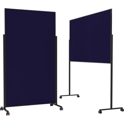 magnetoplan® Moderationstafel Design VarioPin Maße der Oberfläche: 100 x 180 cm (B x H) Filz dunkelblau