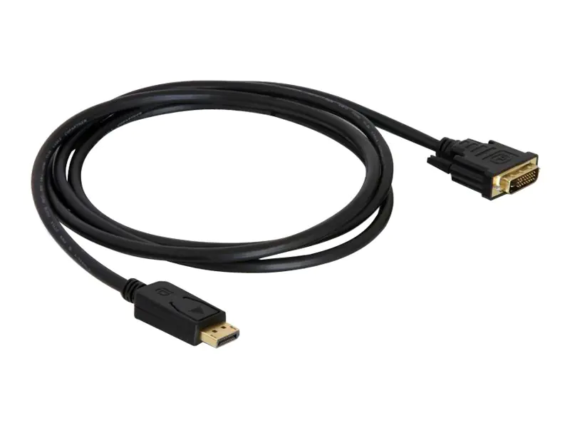 Delock - DVI-Kabel - DisplayPort (M) zu DVI-D (M) - 1 m - Daumenschrauben