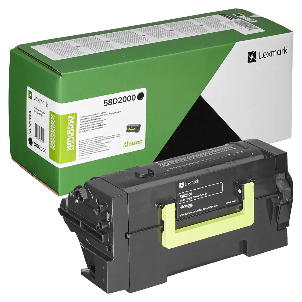 Lexmark Toner 58D2000 Schwarz 7.500 Seiten 1 Stück