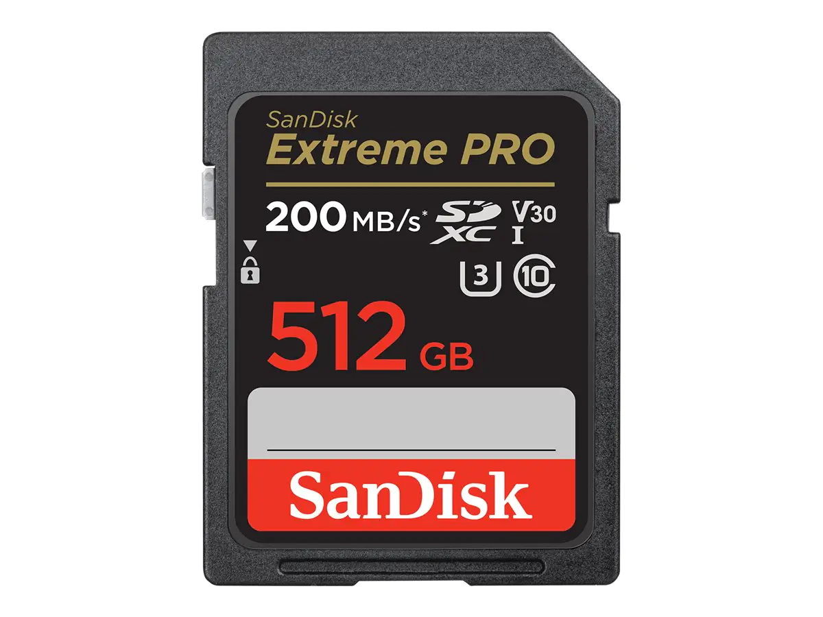 SanDisk Extreme Pro - Flash-Speicherkarte - 64 GB - Video Class V30 / UHS-I U3 / Class10 - SDXC UHS-I
