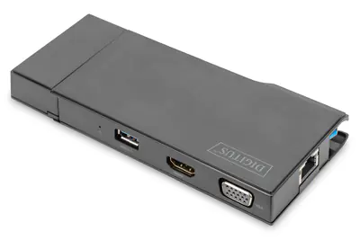 Digitus DA-70894 - Dockingstation - USB 3.0 - HDMI, VGA - 1GbE