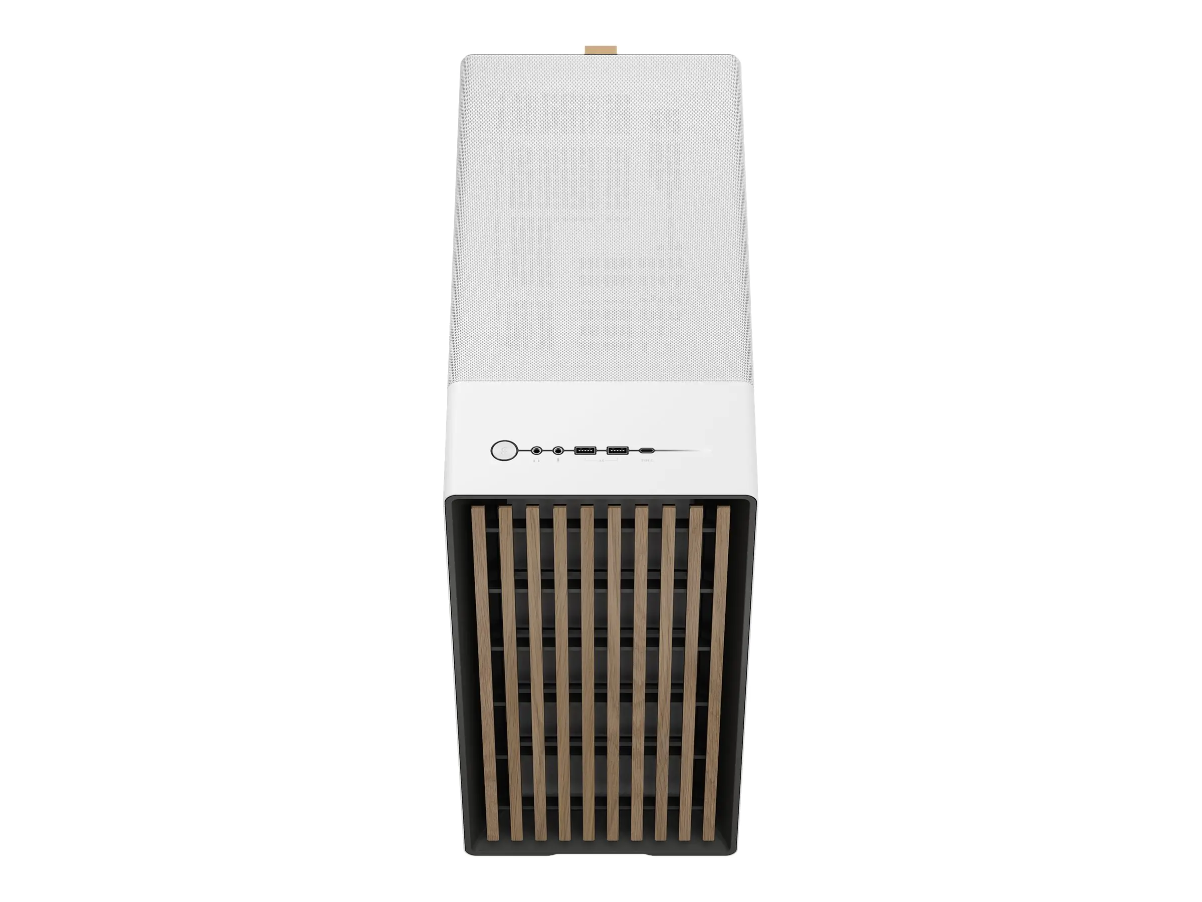 Fractal Design North - Mid tower - ATX - keine Spannungsversorgung (ATX) - Chalk White - USB/Audio