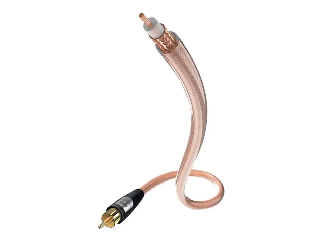 in-akustik Star Mono-Sub - Subwoofer-Kabel - RCA männlich zu RCA männlich - 3 m - abgeschirmt - durchsichtig