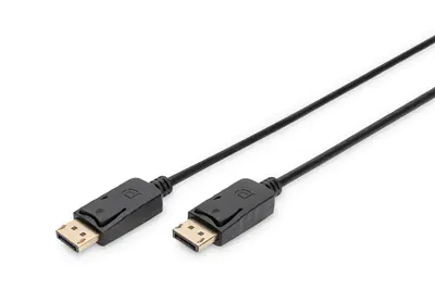 ASSMANN - DisplayPort-Kabel - DisplayPort (M) zu DisplayPort (M) - 2 m - geformt - Schwarz