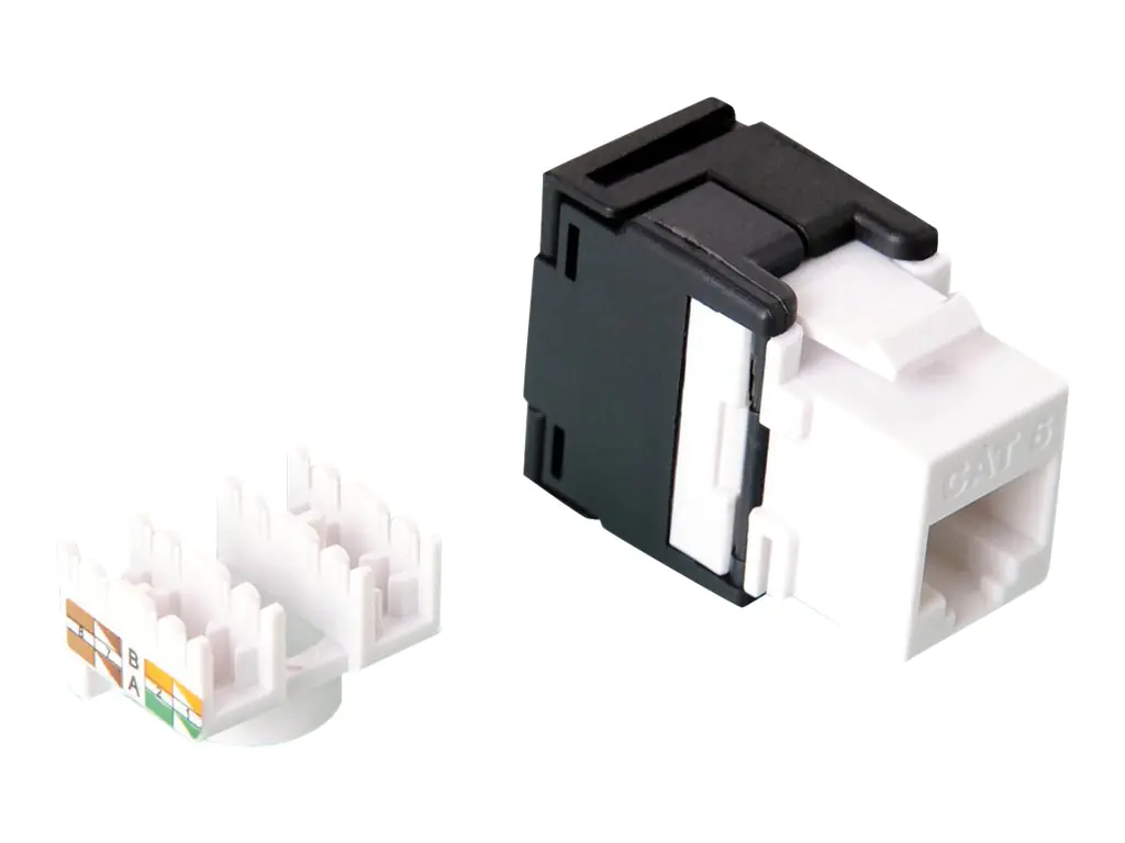 VALUE Keystone Jack - Modulare Eingabe - CAT 6 - UTP - RJ-45 - weiß