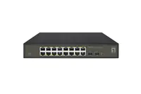 LevelOne Switch 16x GE GES-2118 2xGSFP 19" - Switch