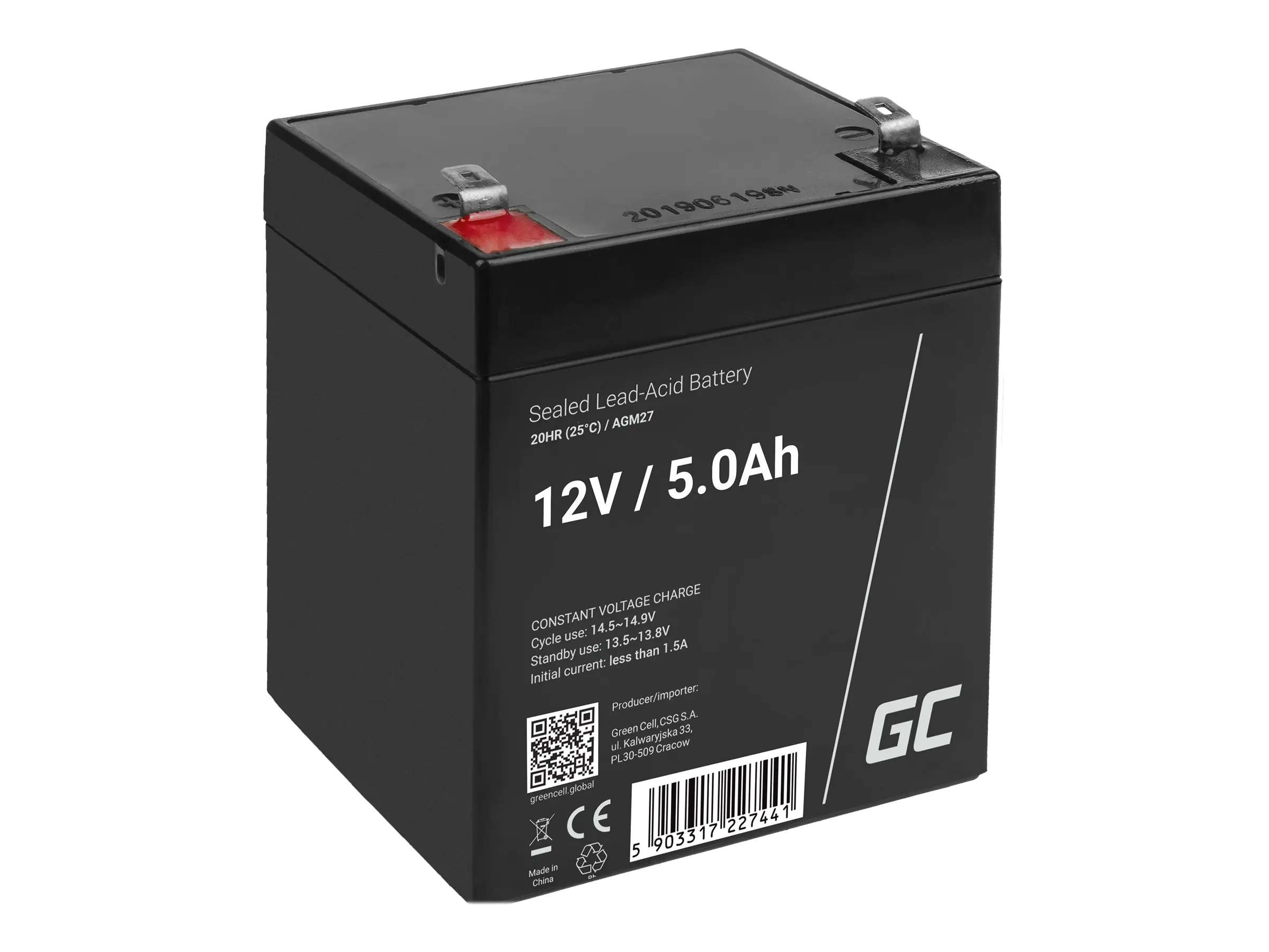 Green Cell USV-Akku - 1 x Batterie - ventilgeregelte Bleisäure (VRLA)