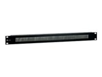 equip - Rack-Bürstenleiste - Schwarz, RAL 9005 - 1U - 48.3 cm (19")