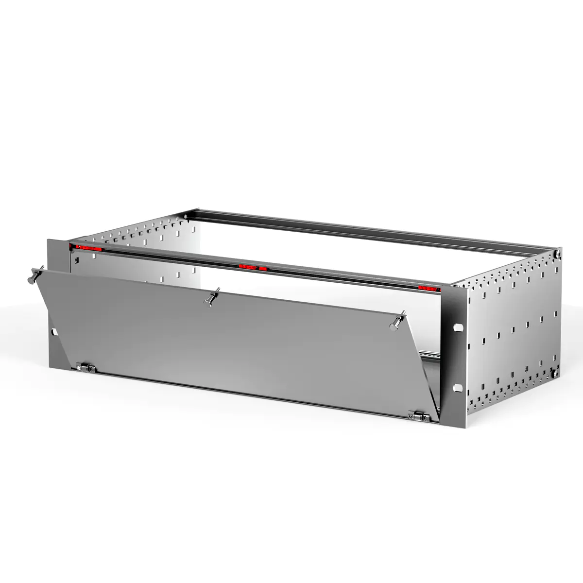 SCHROFF FRONT PANEL 3U 84HP BTM.HINGED - Rack-Zubehör