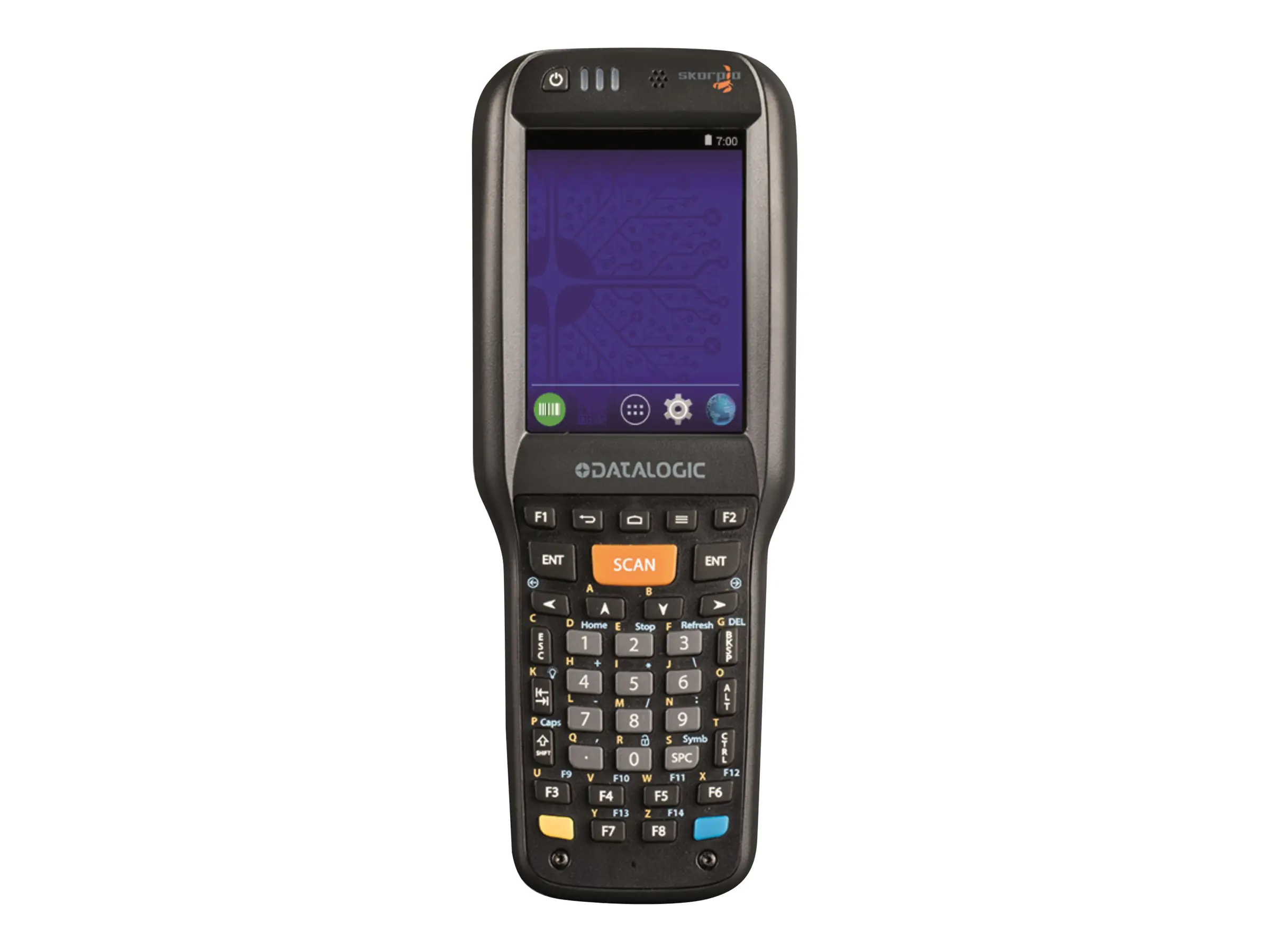 Datalogic Skorpio X4 - Datenerfassungsterminal - robust - Android 4.4 (KitKat) - 8 GB - 8.1 cm (3.2") Farbe TFT (240 x 320) - Barcodeleser - (2D-Imager) - USB-Host - microSD-Steckplatz - Wi-Fi, Bluetooth