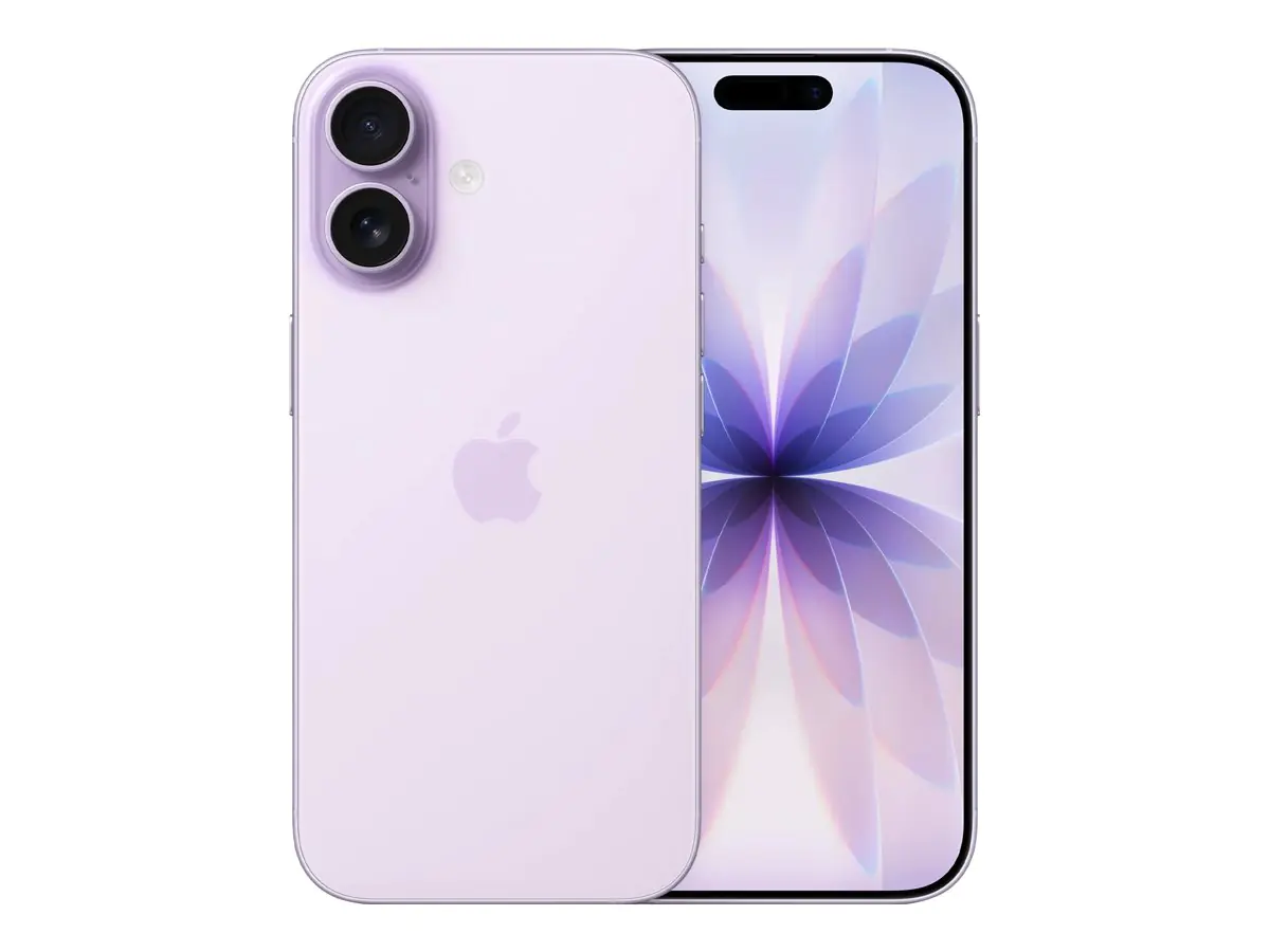 Apple iPhone 17 - 5G Smartphone - Dual-SIM / Interner Speicher 512 GB - OLED-Display - 6.3" - 2622 x 1206 Pixel (120 Hz) - 2 x Rückkamera 48 MP, 48 MP - front camera 18 Megapixel - Lavendel