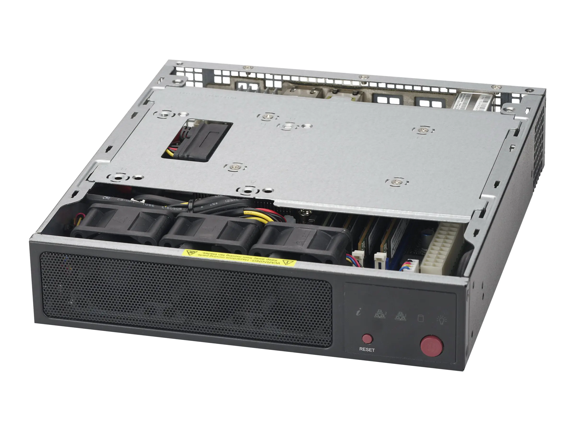 Supermicro SC101F - USFF - Mini-ITX - ohne Netzteil - Schwarz