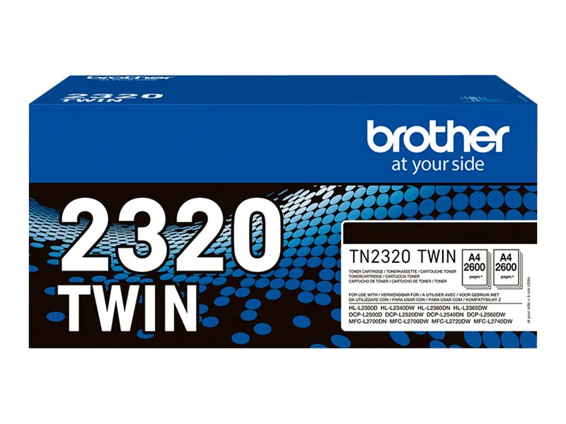 Brother TN2320 TWIN - 2er-Pack - Hohe Ergiebigkeit TN2320TWIN