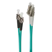 ALOGIC - Netzwerkkabel - LC Multi-Mode (M) zu ST multi-mode (M) - 2 m - 3 mm - Glasfaser - Duplex - 50/125 Mikrometer - OM4 - halogenfrei