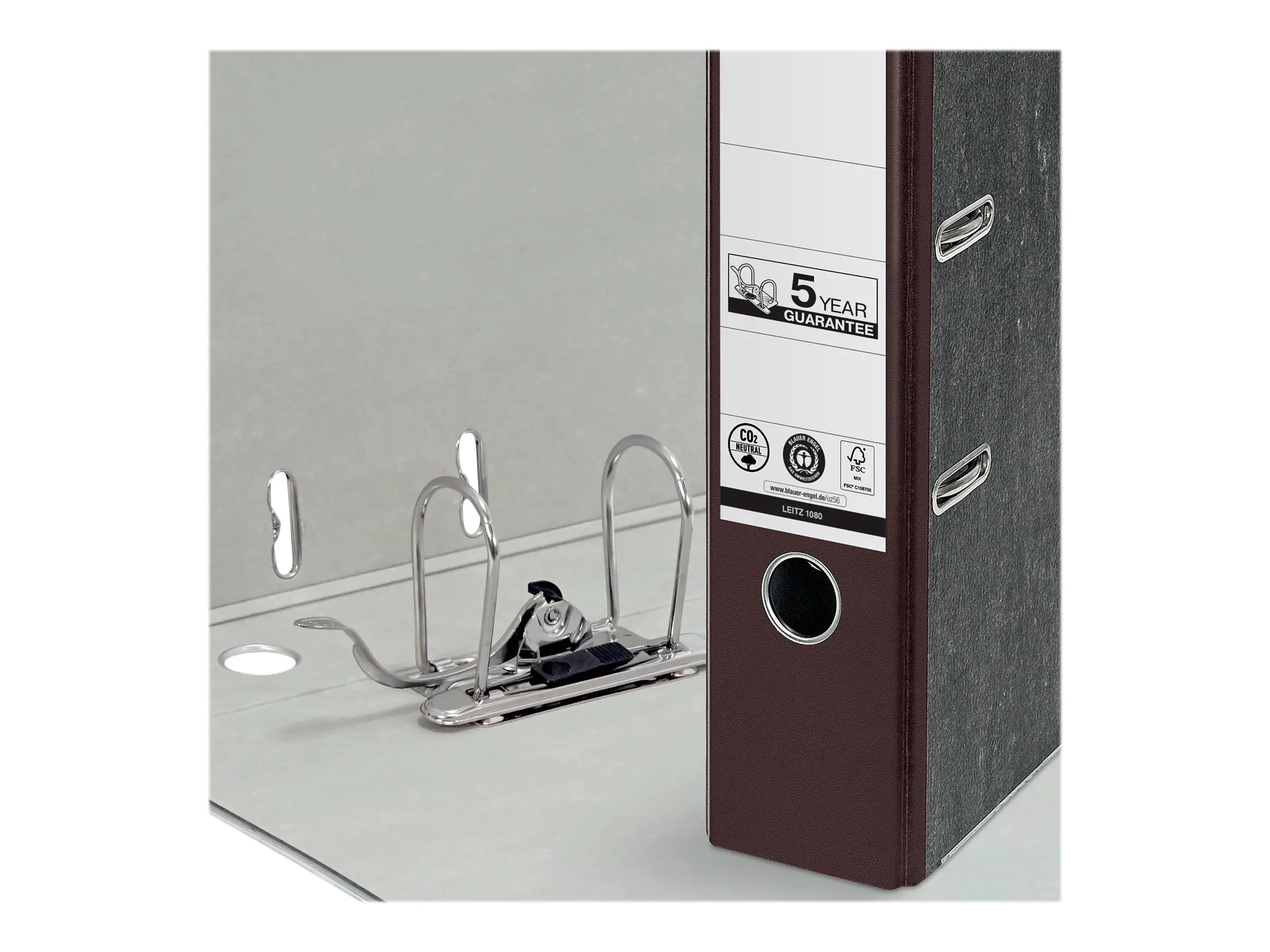 Esselte Leitz Aktenordner - Rückenbreite: 80 mm - für A4 (210 x 297 mm) 10805075