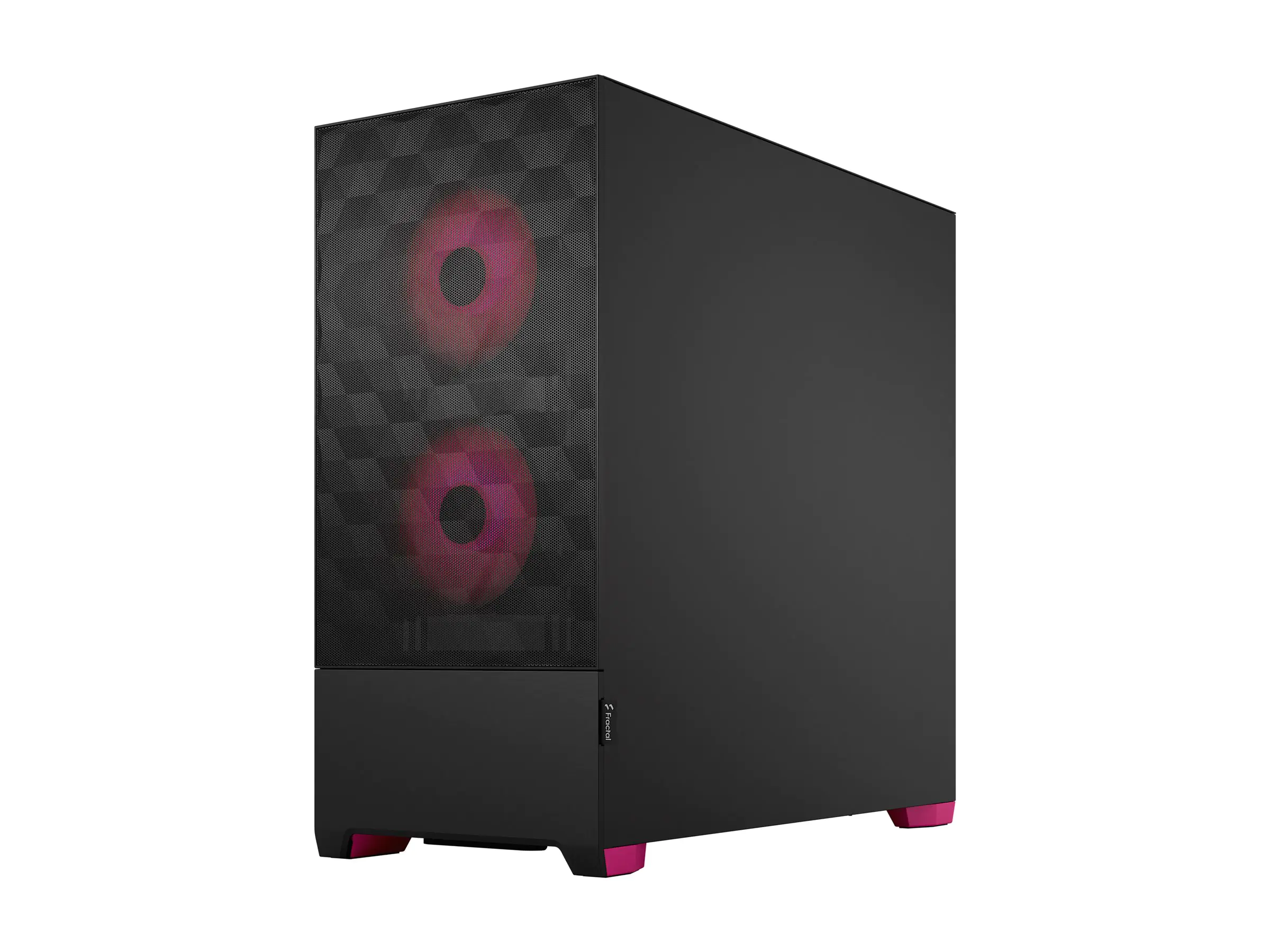 Fractal Design Pop Air RGB - Tower - ATX - Seitenteil mit Fenster (gehärtetes Glas) - keine Spannungsversorgung (ATX) - Magenta, Tinted, klar - USB/Audio - für Fractal Design Model D, Type D