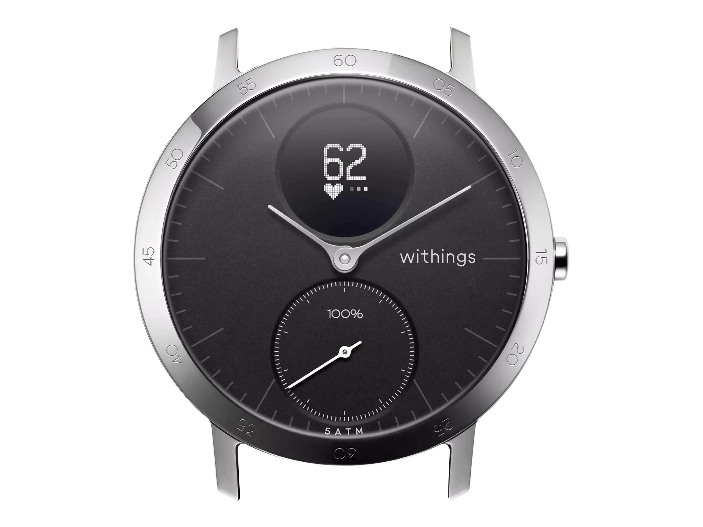 Nokia Withings Steel HR - 40 mm - Edelstahl - Aktivitätsmesser mit Riemen
