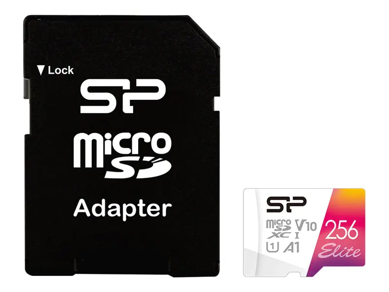 SILICON POWER Elite - Flash-Speicherkarte (microSDHC/SD-Adapter inbegriffen) - 32 GB - A1 / Video Class V10 / UHS-I U1 / Class10 - microSDHC UHS-I