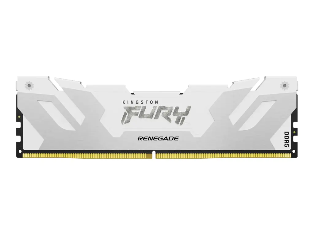 Kingston FURY Renegade - DDR5 - Modul - 32 GB - DIMM 288-PIN - 6400 MT/s / PC5-51200 - CL32 - 1.4 V - ungepuffert - non-ECC - weiß, Silber