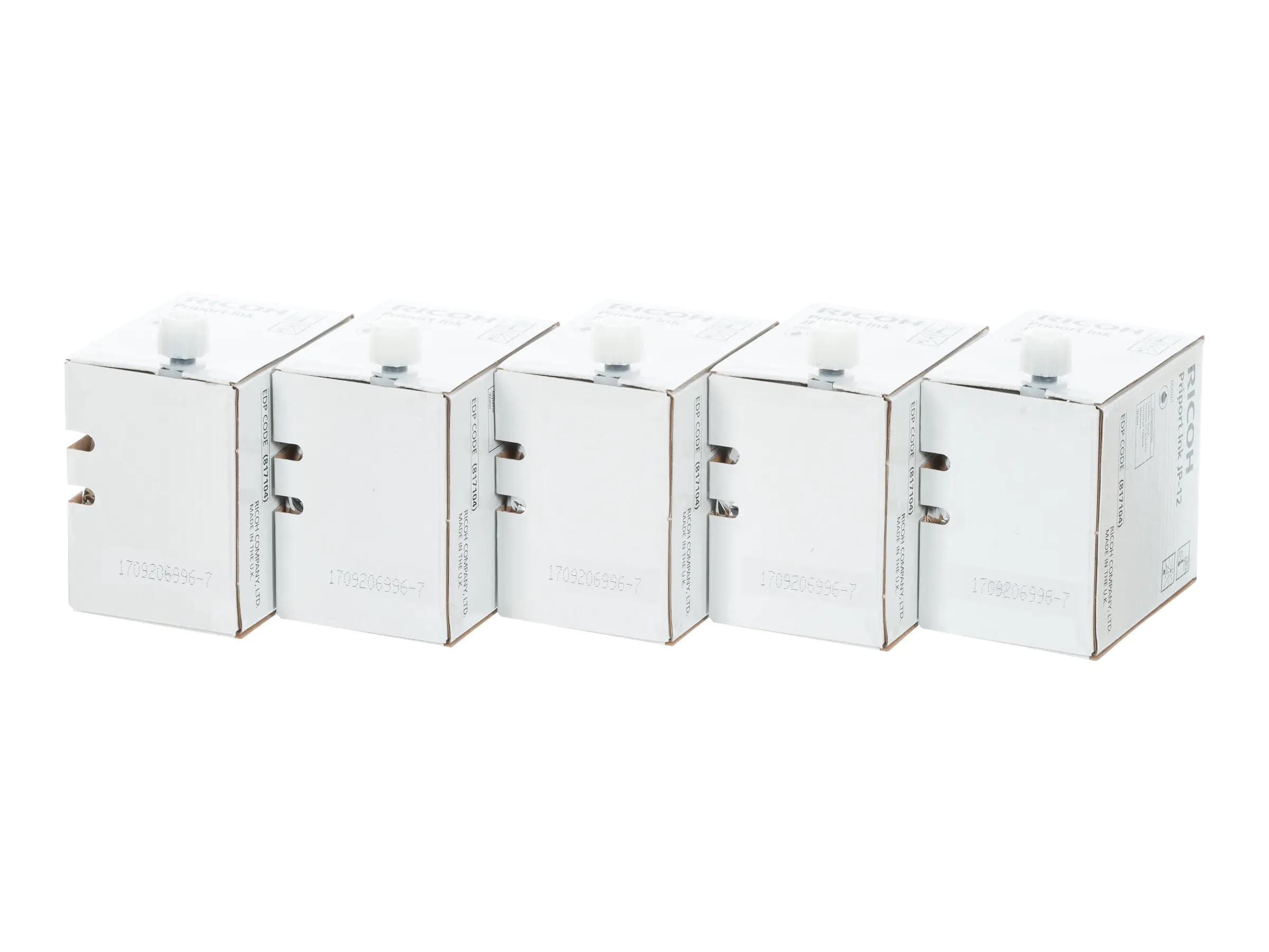 Ricoh Tinte 817104 JP12 schwarz 5x 600 ml