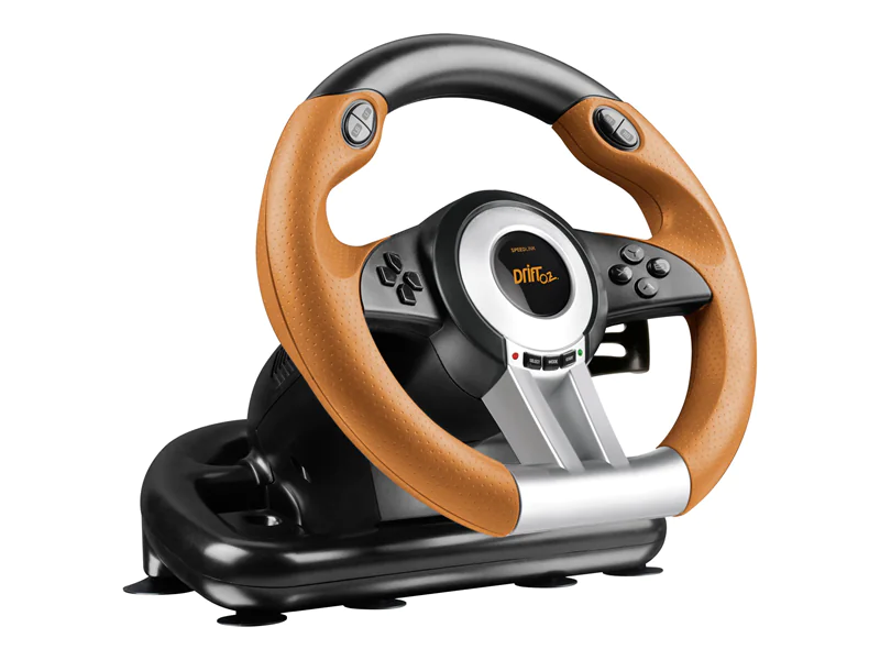 SPEEDLINK DRIFT O.Z. - Lenkrad- und Pedale-Set - Schwarz, orange - für PC