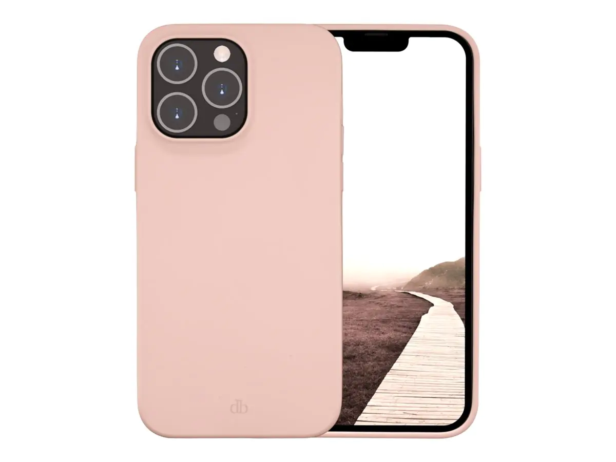 dbramante1928 Costa Rica - Hintere Abdeckung für Mobiltelefon - Silikon - rosa sandfarben - für Apple iPhone 14 Pro Max