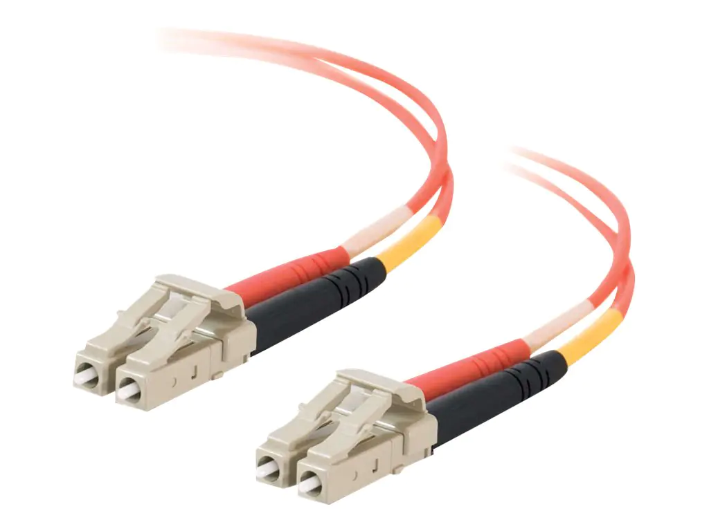 C2G LC-LC 50/125 OM2 Duplex Multimode PVC Fiber Optic Cable (LSZH) 85502