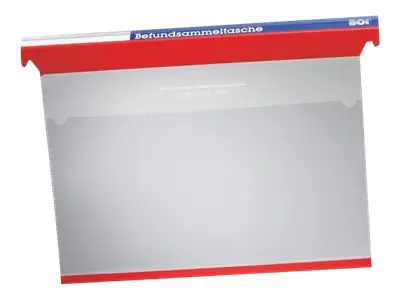 BOI Dokutech BOI - Hängeberichtsordner - grau mit roter Stange 9208-00863