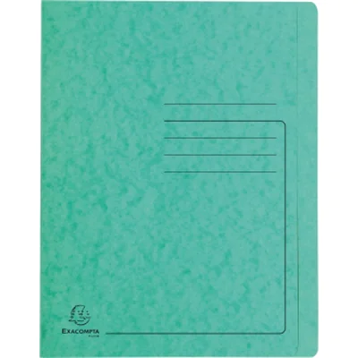 Exacompta 39993E, Präsentationsmappe, A4, Pressspan, Grün, Porträt, 350 Blätter