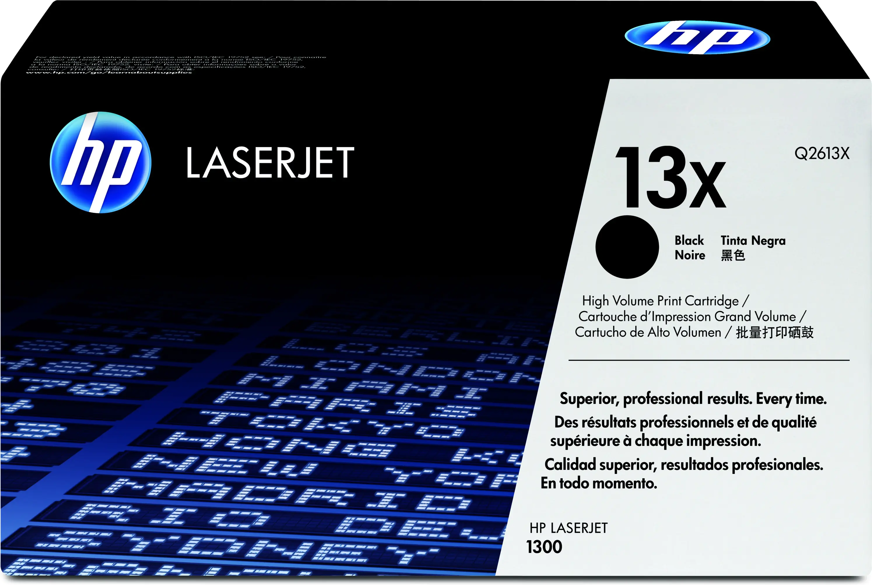HP 13X - Hohe Ergiebigkeit - Schwarz - original - LaserJet - Tonerpatrone (Q2613X) - für LaserJet 1300, 1300n, 1300t, 1300xi, 1320, 1320n, 1320nw, 1320t, 1320tn