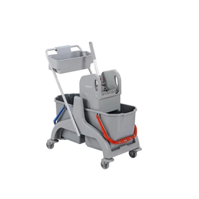 Reinigungswagen grau