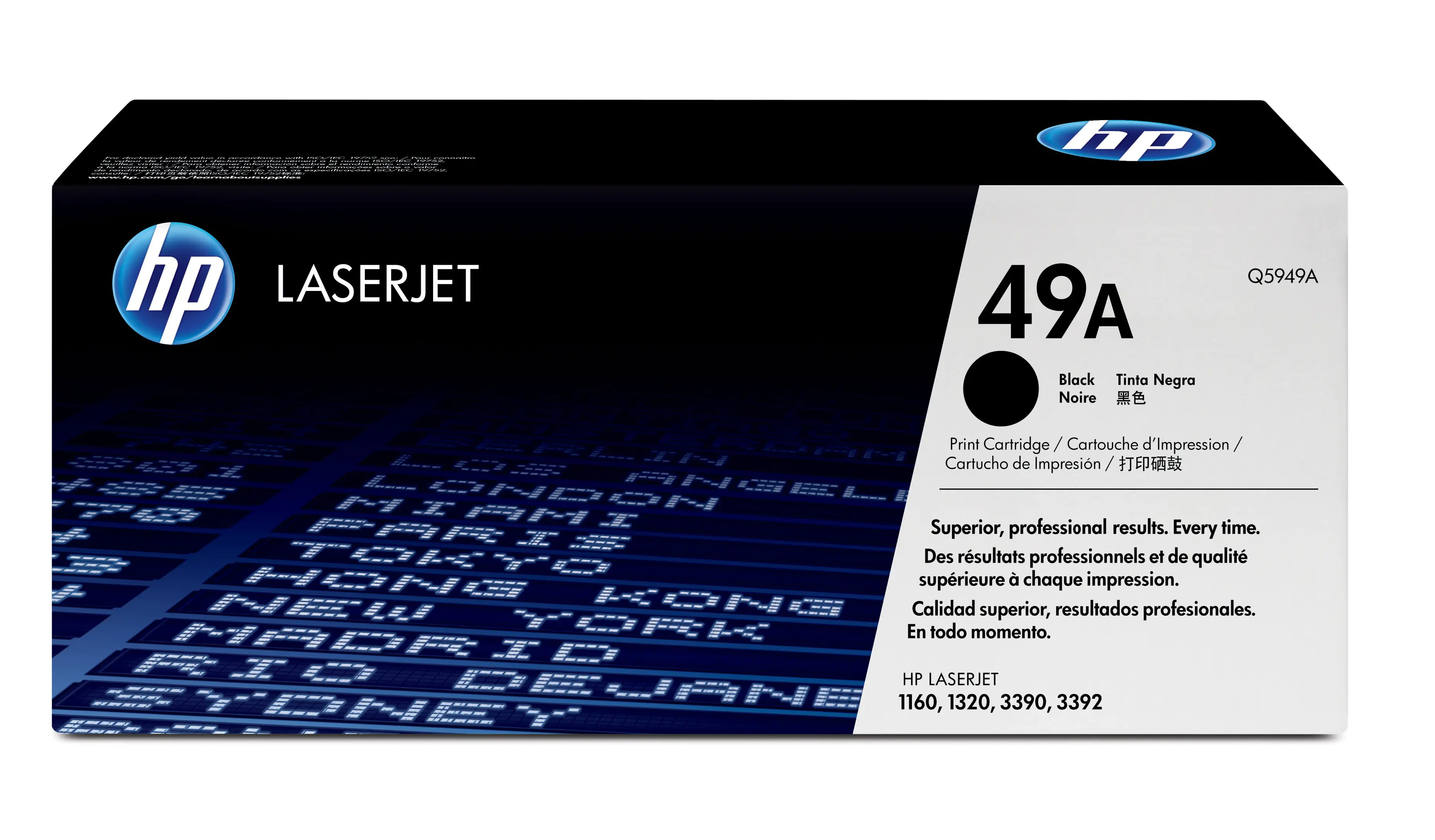 HP 49A - Schwarz - Original - LaserJet - Tonerpatrone (Q5949A) - für LaserJet 1160, 1160Le, 1320, 1320n, 1320nw, 1320t, 1320tn, 3390, 3392