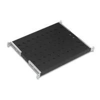 Ekivalan Systems BEACCFS1U4P740BL - Regal-Platte - Schwarz - 50 kg - 1U - EN 61587-1:2012 IEC 297-1